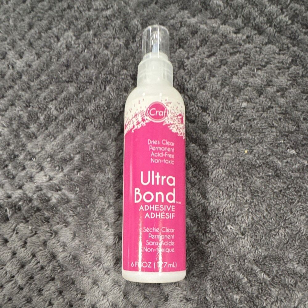 Cricut Ultra Bond Adhesive Glue, Clear Finish, Dries Clear, 6 fl oz